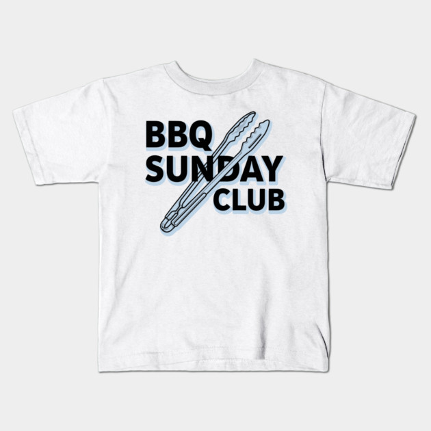 Sizzling BBQ Sunday Club Kids T-Shirt by enrynz