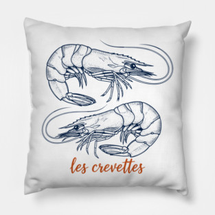 Les Crevettes Pillow