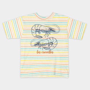Les Crevettes Kids T-Shirt