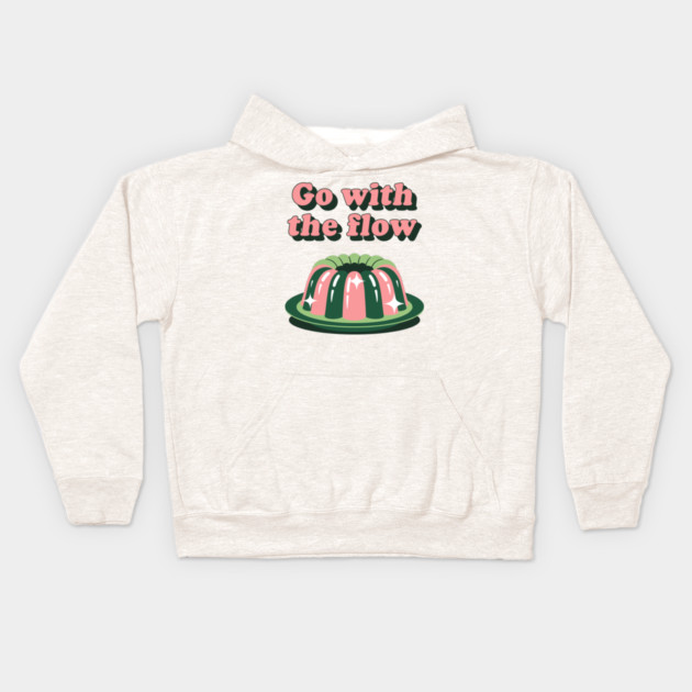 Go With The Flow Kids Hoodie by enrynz