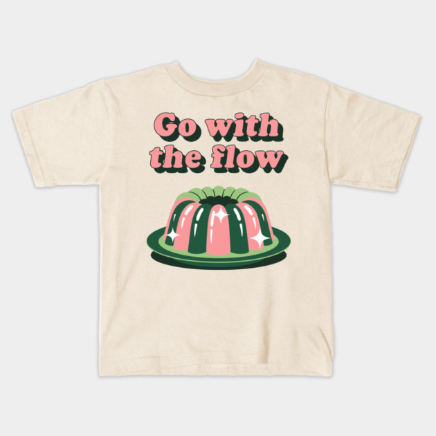 Go With The Flow Kids T-Shirt by enrynz