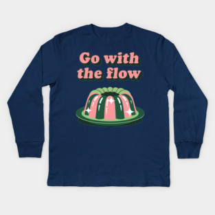 Go With The Flow Kids Long Sleeve T-Shirt