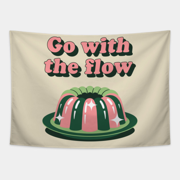 Go With The Flow Tapestry by enrynz