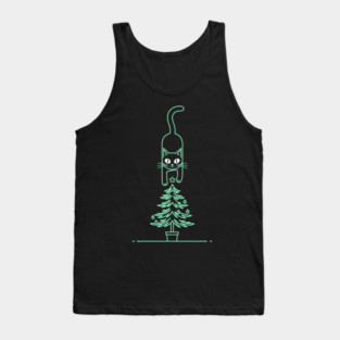 Christmas Cat Tank Top