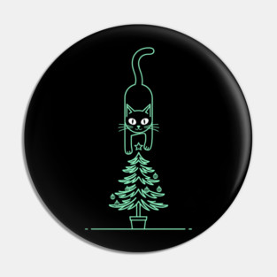 Christmas Cat Pin