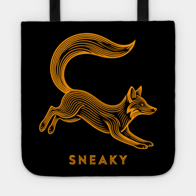 Sneaky Fox Tote by CreativeSage