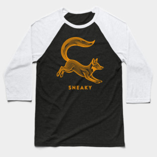 Sneaky Fox Baseball T-Shirt