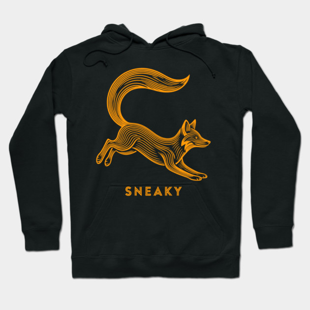 Sneaky Fox Hoodie by CreativeSage