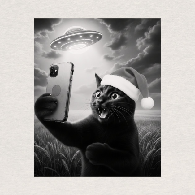 Christmas Cat UFO by CreativeSage