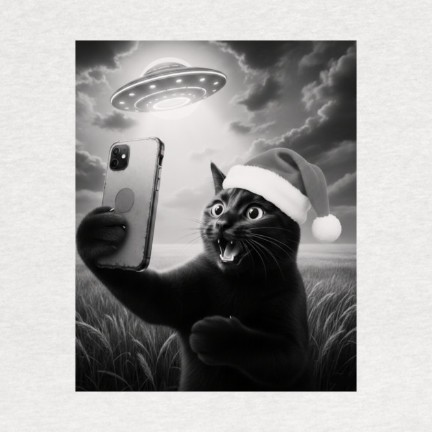 Christmas Cat UFO by CreativeSage