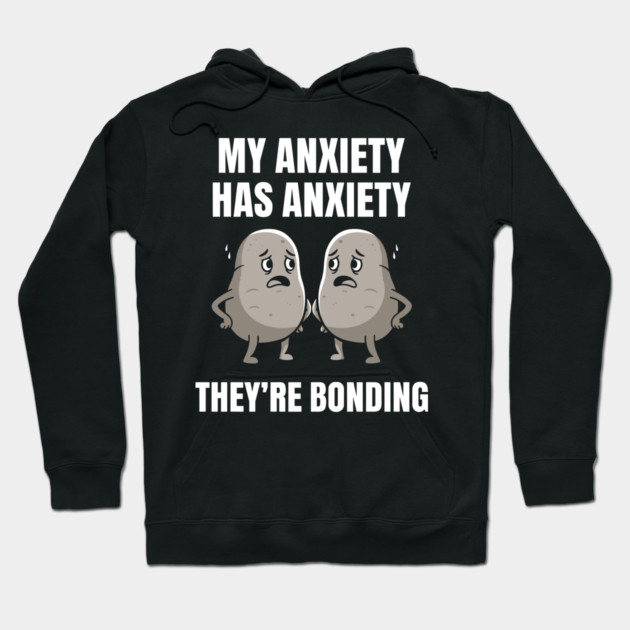 Anxious Anxiety Meme Hoodie by enrynz