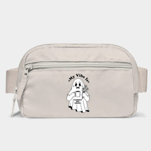 Anxious Ghost: Quirky Halloween Humor Bag