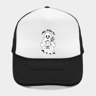 Anxious Ghost: Quirky Halloween Humor Hat