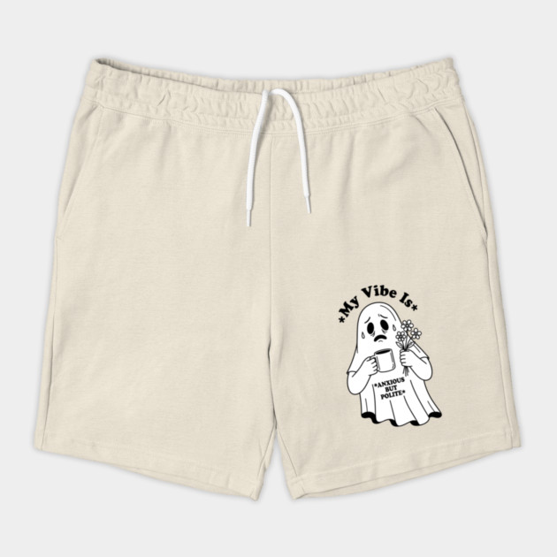 Anxious Ghost: Quirky Halloween Humor by enrynz