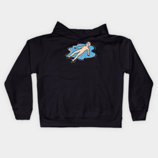 Crying Man Kids Hoodie