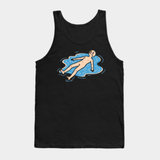 Crying Man Tank Top