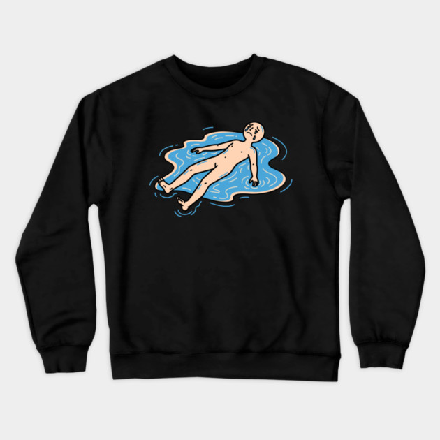 Crying Man Crewneck Sweatshirt by enrynz