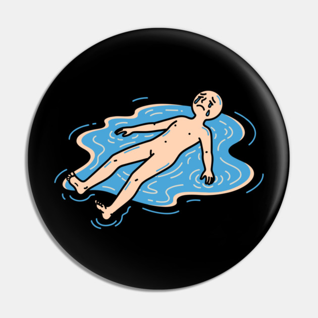 Crying Man Pin by enrynz