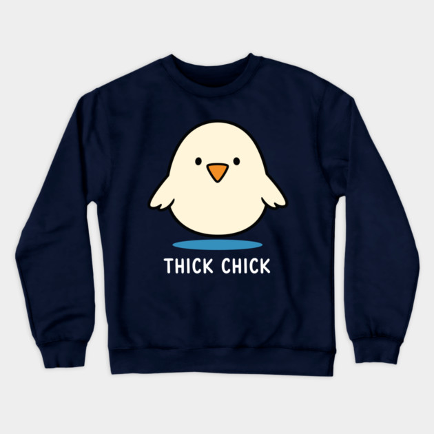 Thick Chick Crewneck Sweatshirt by enrynz