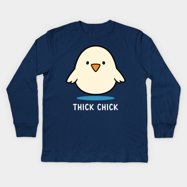 Thick Chick Kids Long Sleeve T-Shirt by enrynz