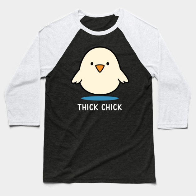 Thick Chick Baseball T-Shirt by Digironin
