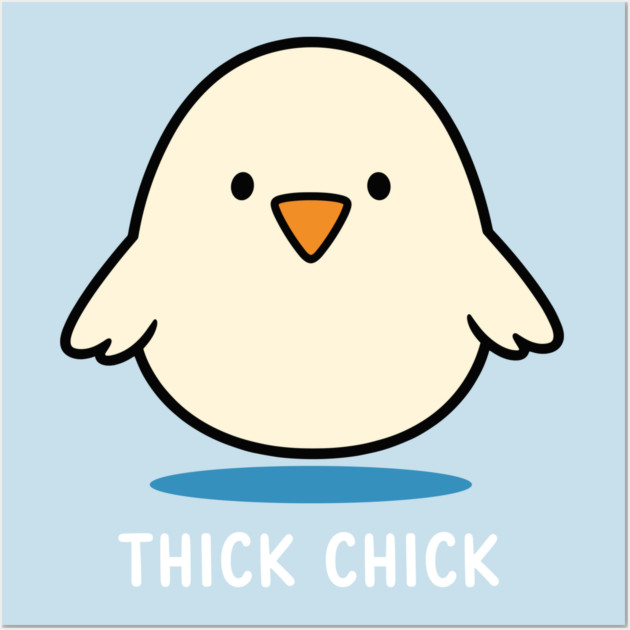 Thick Chick Wall Art by Digironin