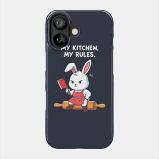 My Kitchen, My Rules Bunny Phone Case