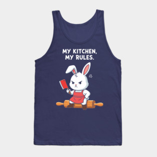 My Kitchen, My Rules Bunny Tank Top