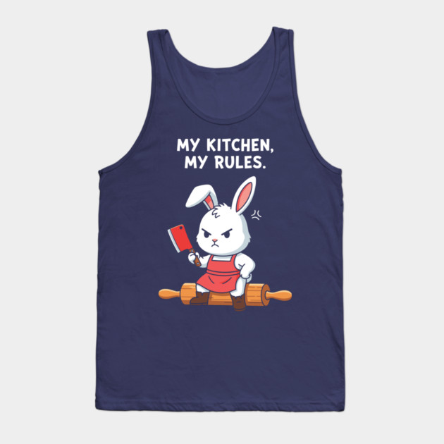 My Kitchen, My Rules Bunny Tank Top by enrynz