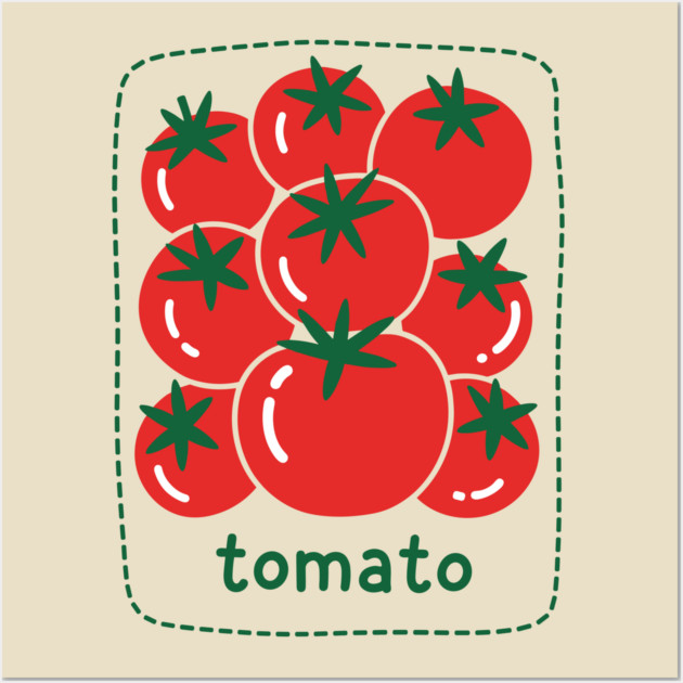 Tomato Wall Art by Digironin