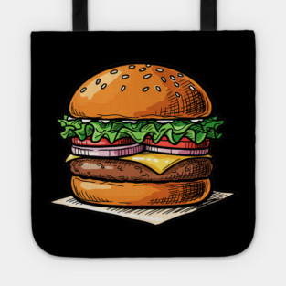 Classic Juicy Cheeseburger Tote
