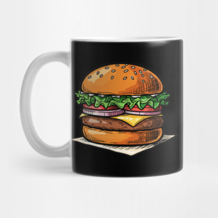 Classic Juicy Cheeseburger Mug