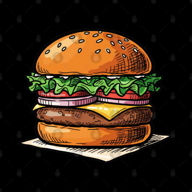 Classic Juicy Cheeseburger by enrynz