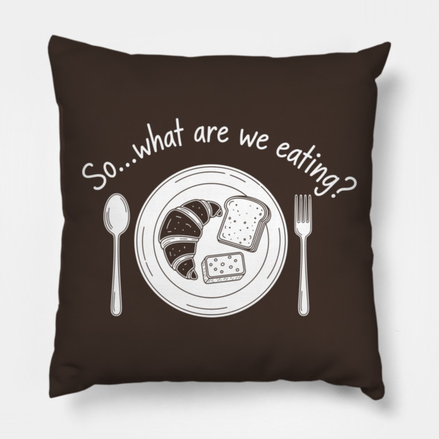 Breadwinner: So... What Are We Eating? Pillow by enrynz