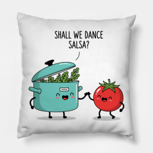 Salsa Dance Duo Pillow