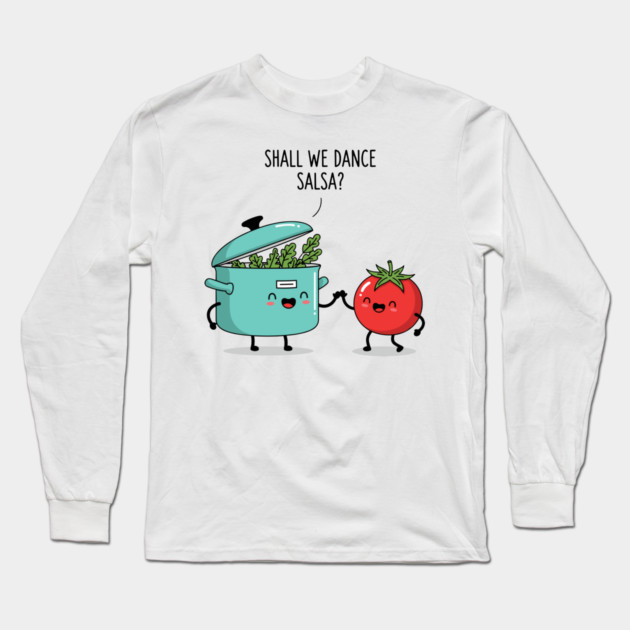 Salsa Dance Duo Long Sleeve T-Shirt by enrynz