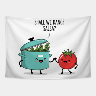 Salsa Dance Duo Tapestry