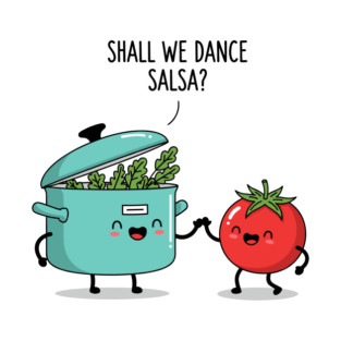 Salsa Dance Duo T-Shirt