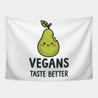 Vegans Taste Better Tapestry