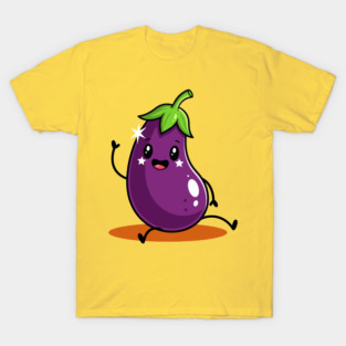 Kawaii Eggplant T-Shirt