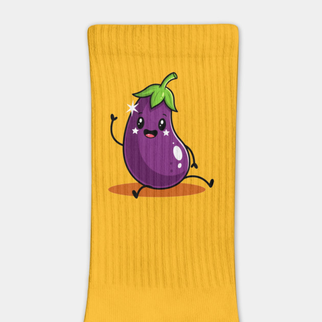 Kawaii Eggplant by enrynz