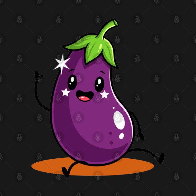 Kawaii Eggplant by enrynz
