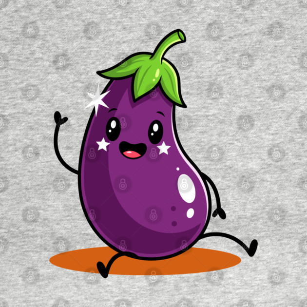 Kawaii Eggplant by enrynz