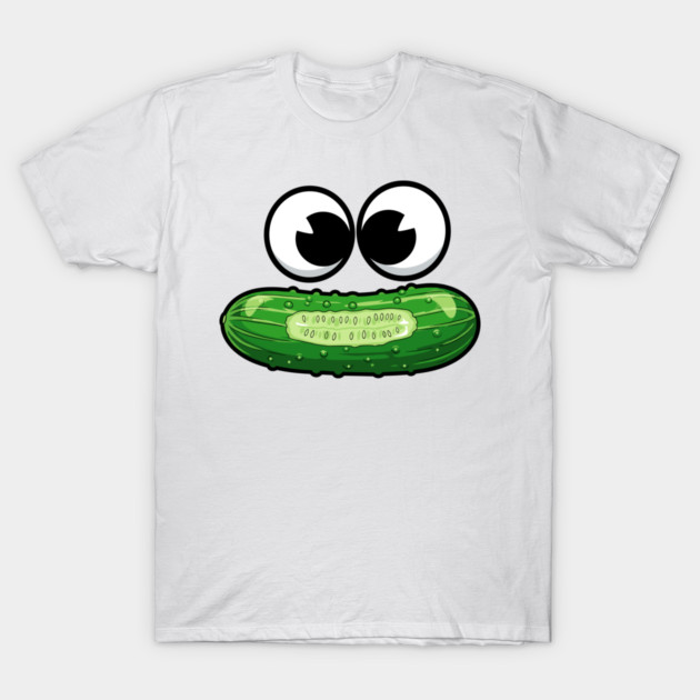 Dill-icious Pickle Face T-Shirt by enrynz