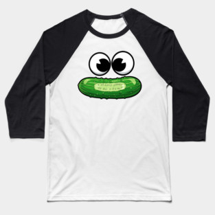 Dill-icious Pickle Face Baseball T-Shirt