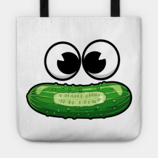 Dill-icious Pickle Face Tote