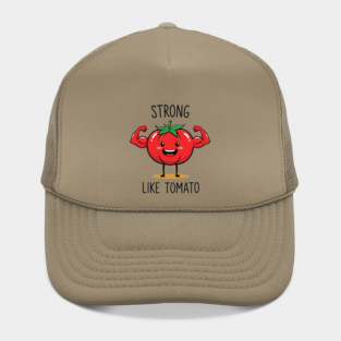 Strong Like Tomato Funny Veggie Hat