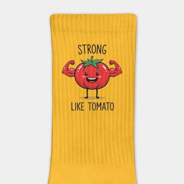 Strong Like Tomato Funny Veggie by enrynz