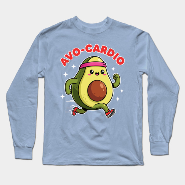Avo-Cardio Fitness Long Sleeve T-Shirt by enrynz