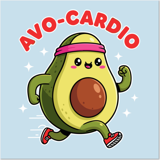 Avo-Cardio Fitness Wall Art by enrynz